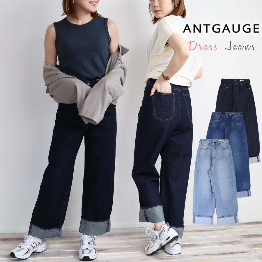 ANTGAUGE アントゲージ パンツ ANTGAUGE Antgauge アントゲージ ドレスジーンズ ルーズ