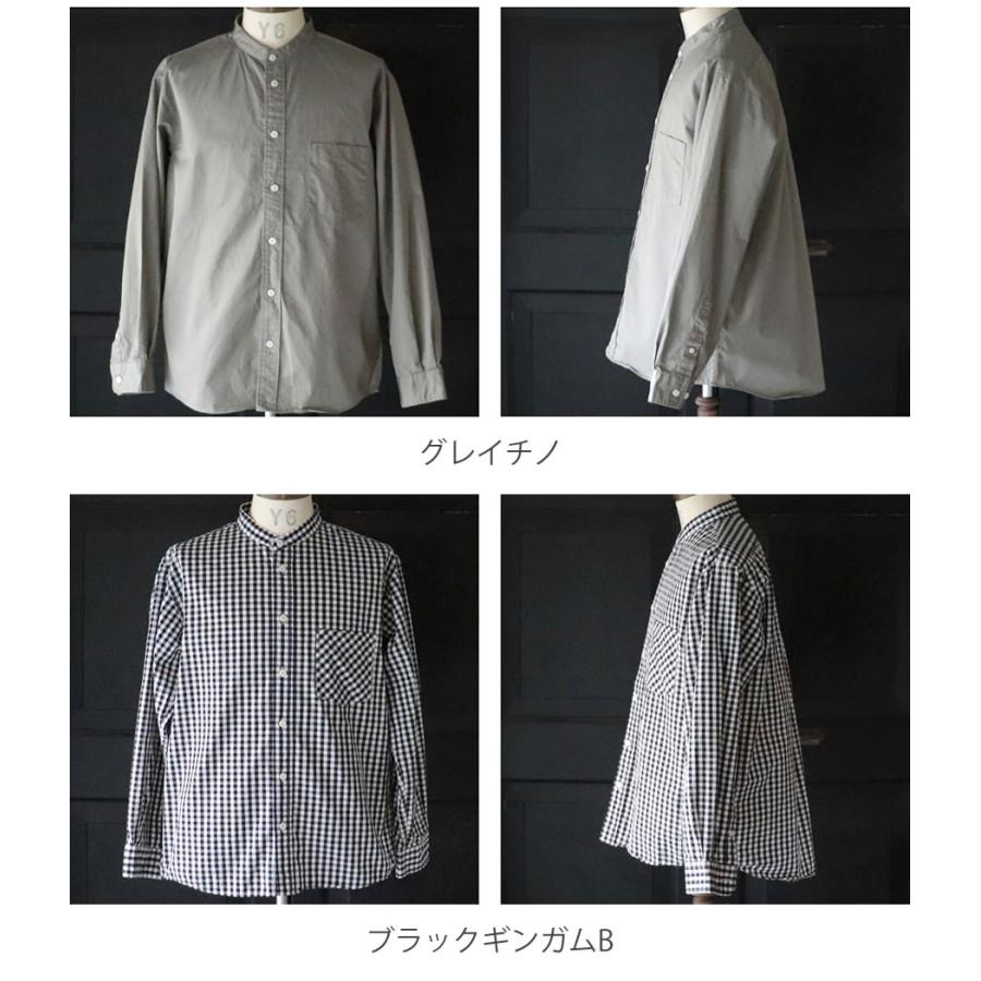 Audience（オーディエンス） バンドカラー 長袖シャツ アップスケープ