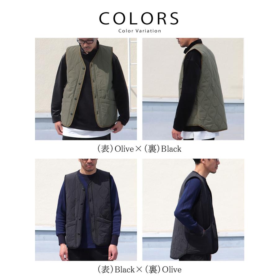 Audience（オーディエンス） アウター ウェーブキルト Vネック ベスト