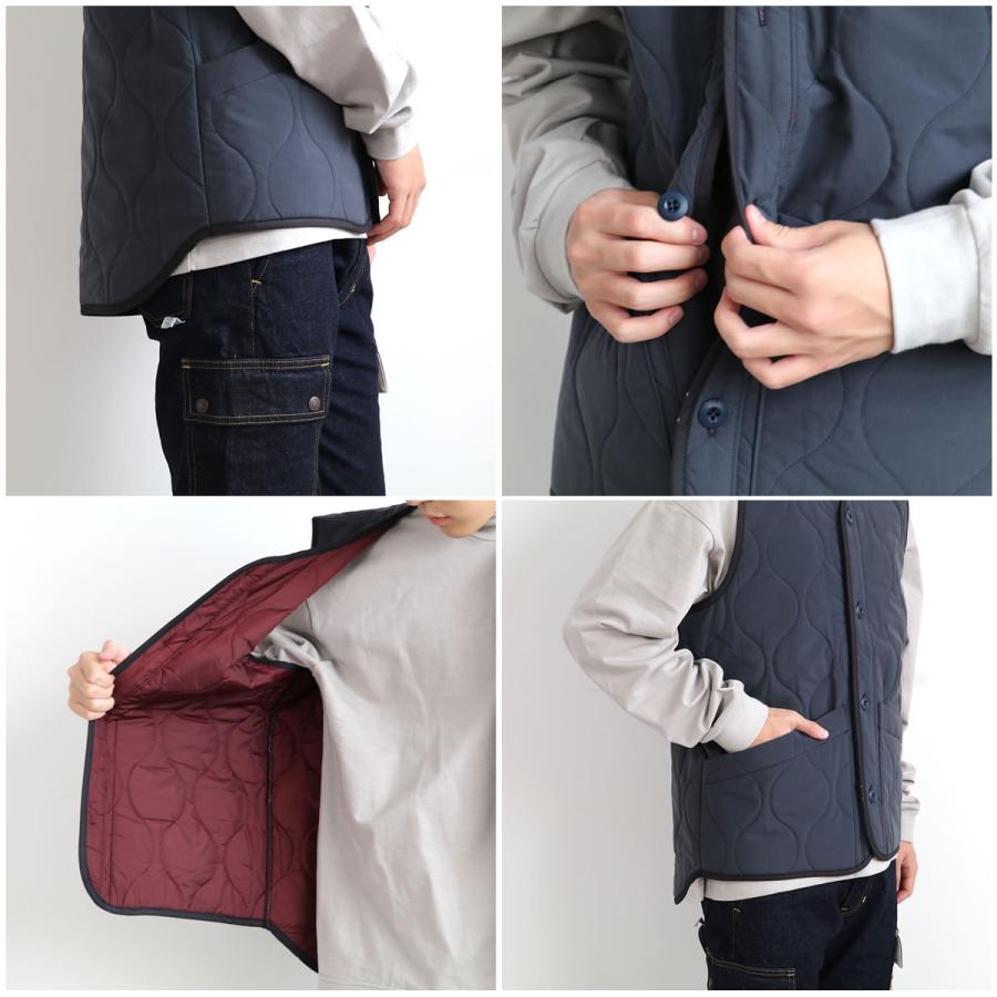 Audience（オーディエンス） アウター ウェーブキルト Vネック ベスト