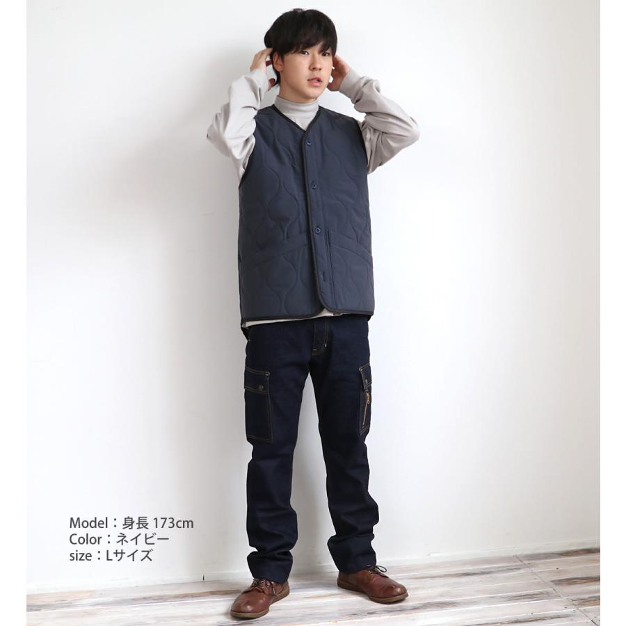 Audience（オーディエンス） アウター ウェーブキルト Vネック ベスト