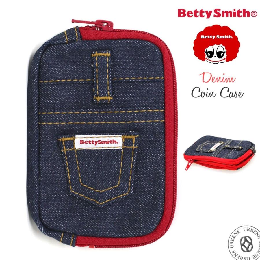 Betty Smith（ベティスミス） コインケース デニムポーチ 財布 ウォレット エコベティ カード 小銭入れ パスケース カード スマートキー  爆買 : ジーンズ&カジュアル アーベン-メンズレディース - 通販 - Yahoo!ショッピング