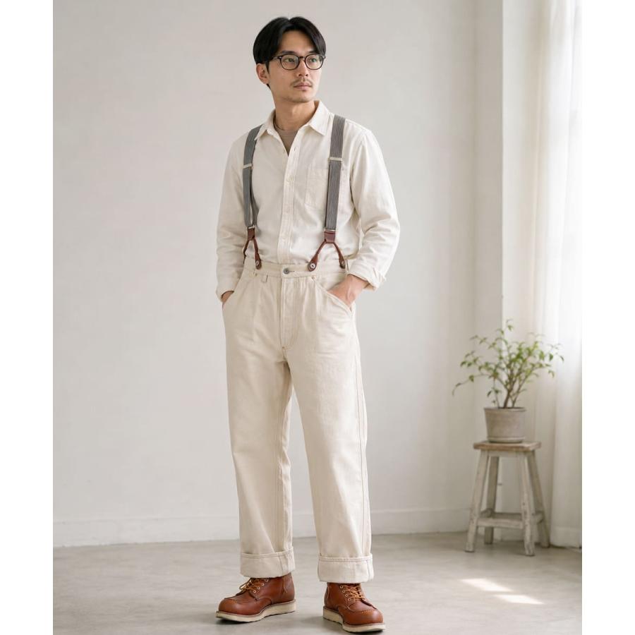 Big John（ビッグジョン） 海島綿 13オンス 生成り セルビッチ