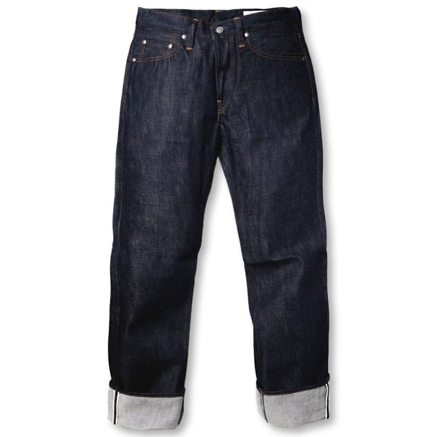 レアジーンズ ビッグジョン 15.5oz 藍聖セルビッチデニム リジッド 坂本デニム 生デニム デニムパンツ BIG JOHN RARE JEANS 未洗い ストレート ボタンフライ｜urbene｜21