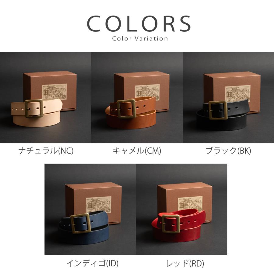 4ミリ厚 姫路レザーベルト ビッグジョン BIG JOHN 本革