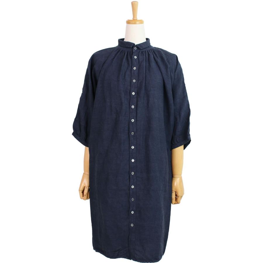 Brocante ドミンゴ ブロカント DMG リネン グランシャツ ワンピース