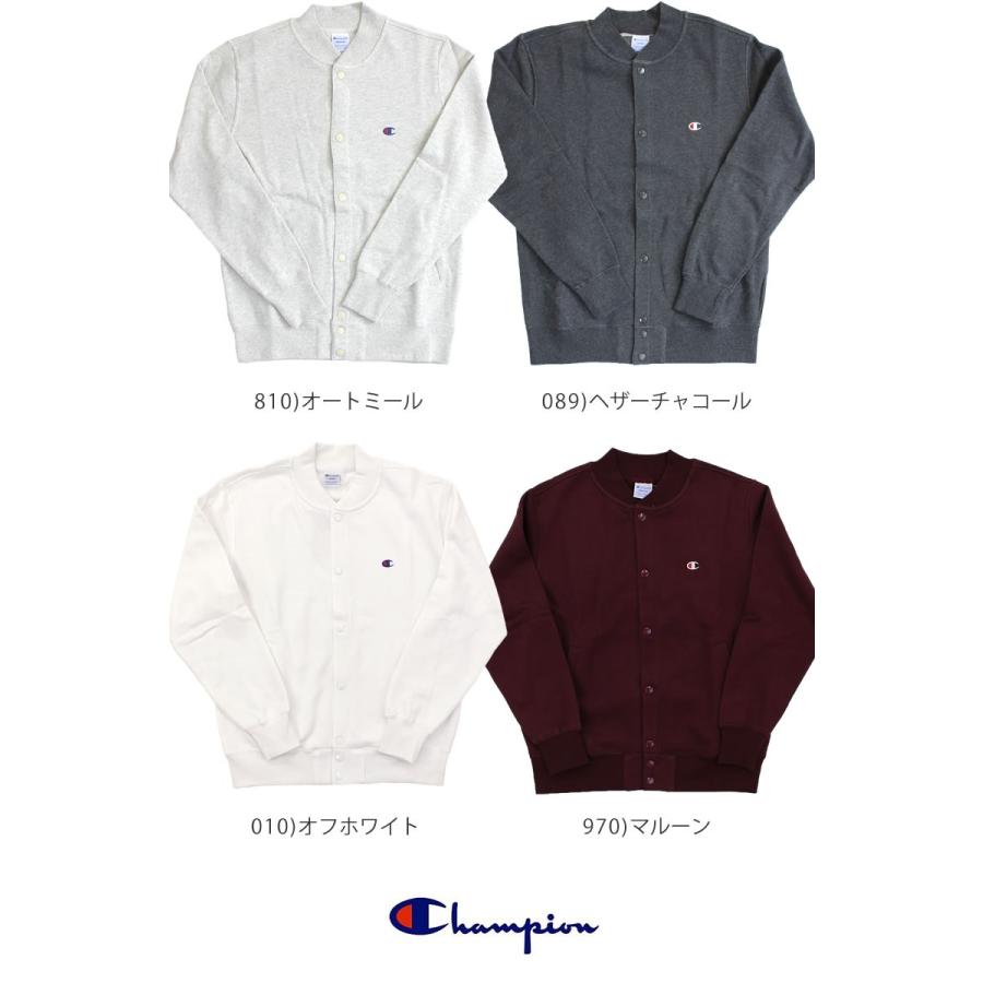 Champion（チャンピオン） トレーナー 長袖 スナップボタン スウェット