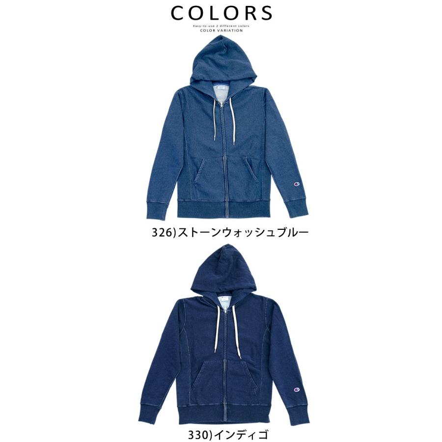 Champion チャンピオン パーカー champion インディゴ染め 長袖