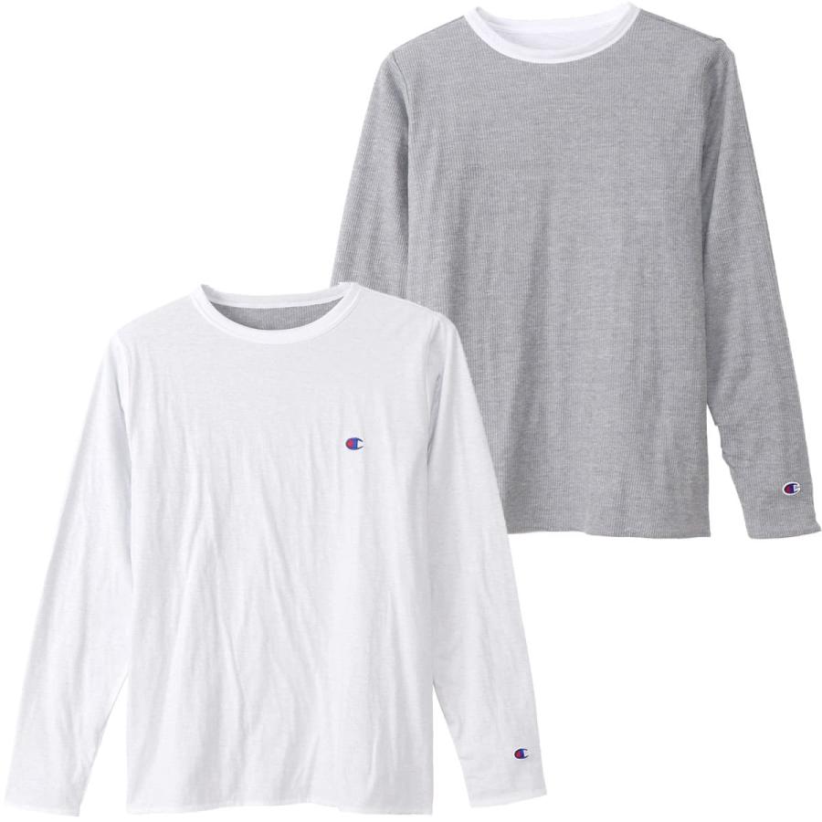 チャンピオン Champion リバーシブルTシャツ ロングスリーブ 長袖 サーマル ワッフル リンガーネック ベーシック 定番 メンズ レディース インナーTシャツ｜urbene｜16