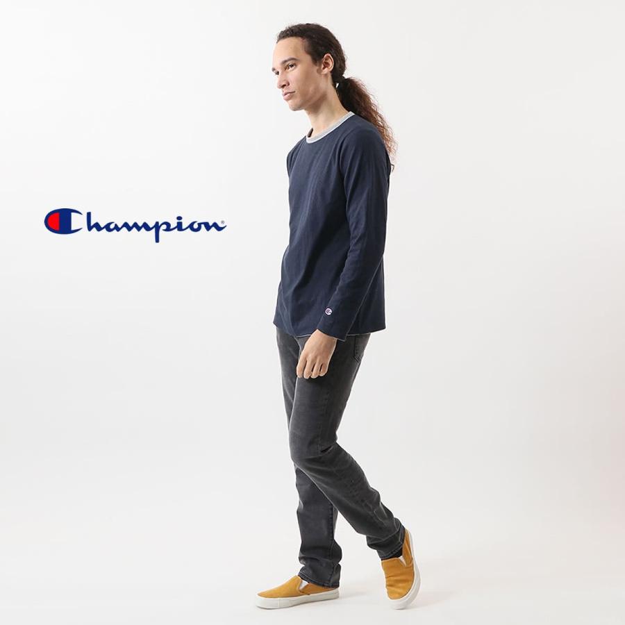 チャンピオン Champion リバーシブルTシャツ ロングスリーブ 長袖 サーマル ワッフル リンガーネック ベーシック 定番 メンズ レディース インナーTシャツ｜urbene｜13