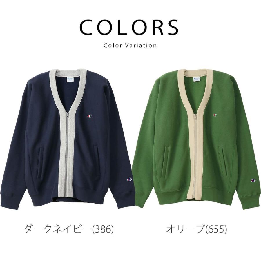 Champion（チャンピオン） 長袖 リバースウィーブ スウェットジップ