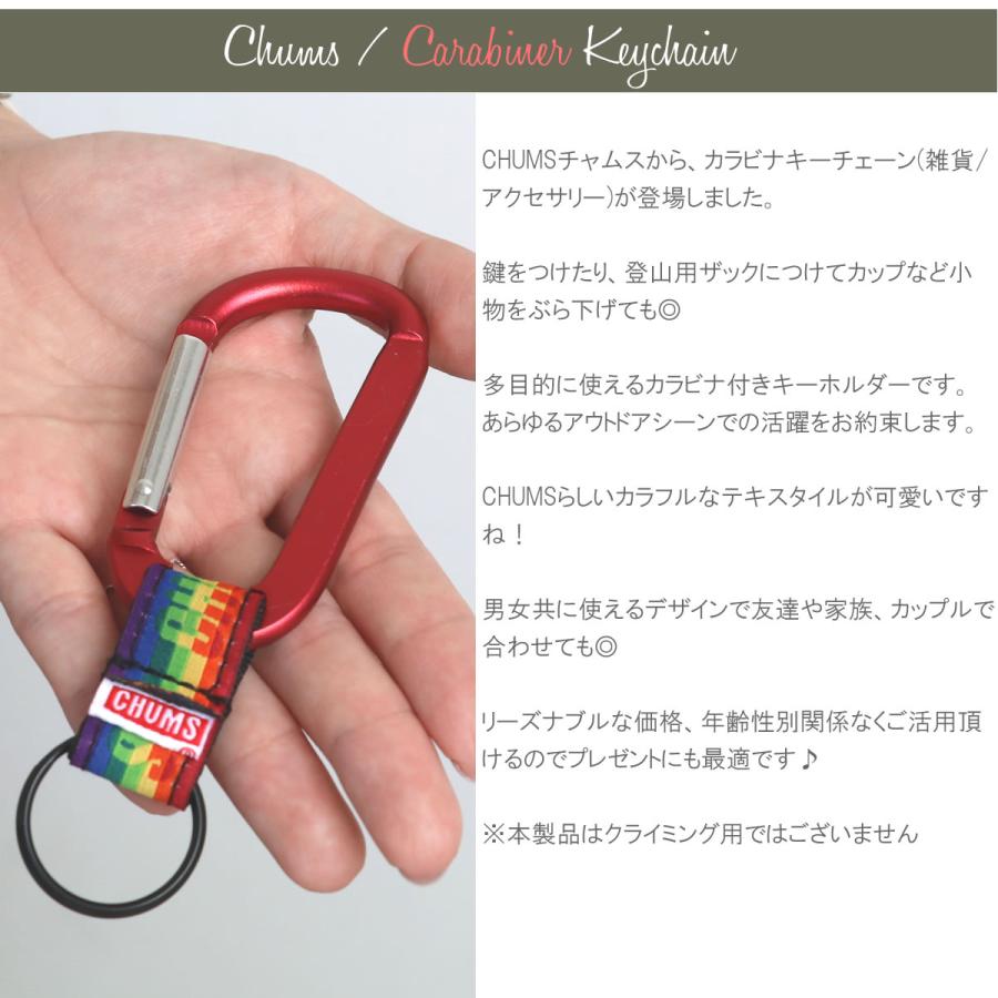 CHUMS（チャムス） キーホルダー カラビナ キーチェーン アクセサリー