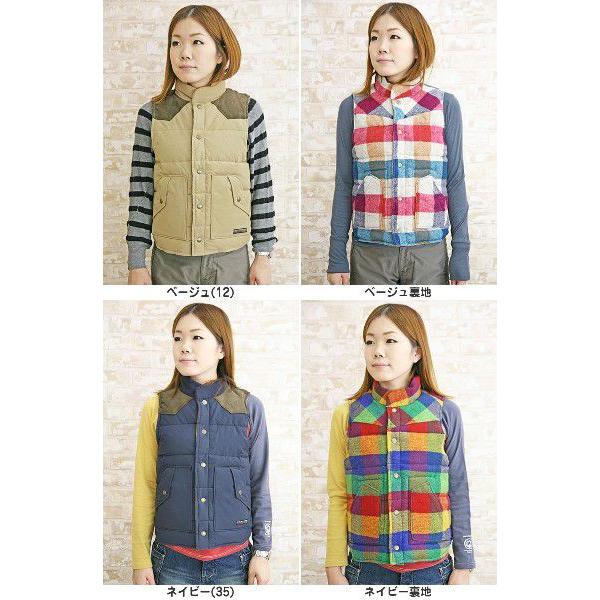 CUBE SUGAR（キューブシュガー） ダウンベスト CUBE SUGAR C Nクロス