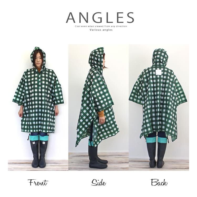 Danke ダンケ レインポンチョ グリーンギンガムチェック レインケープ Rain Cape レインコート かっぱ 雨具 レインウエア おしゃれ Danke Dwz 6 21 ジーンズ カジュアル アーベン 通販 Yahoo ショッピング