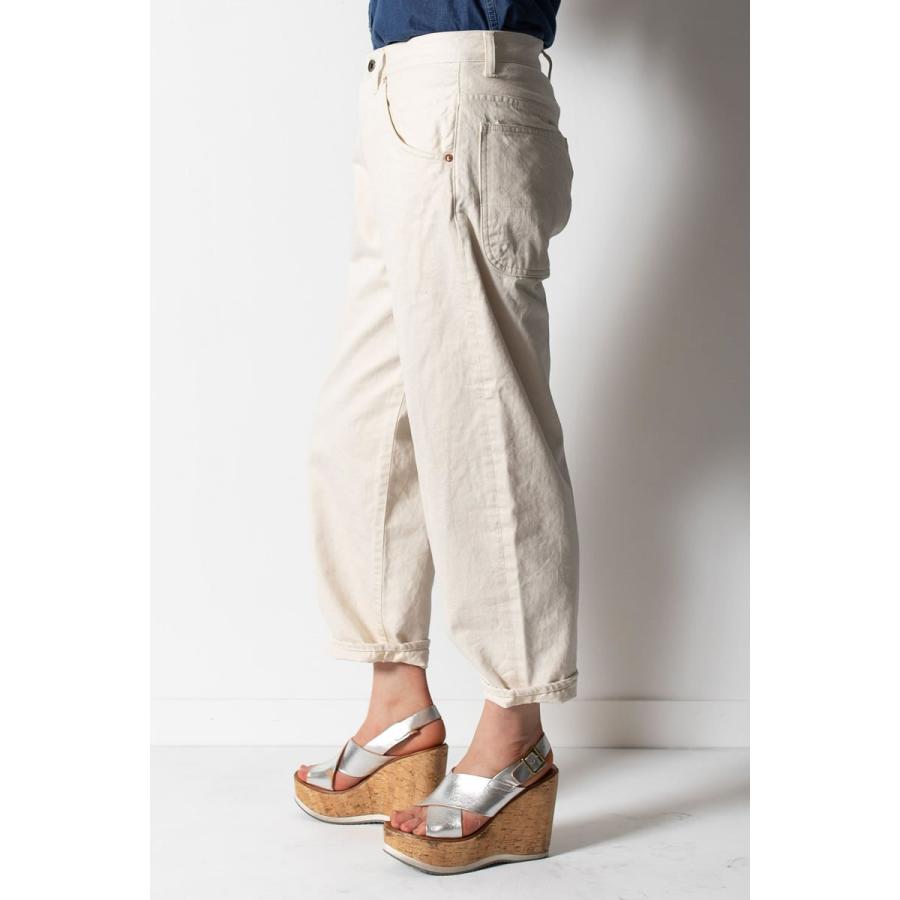 DEEP BLUE（ディープブルー） ワイドルーズカラーデニムパンツ