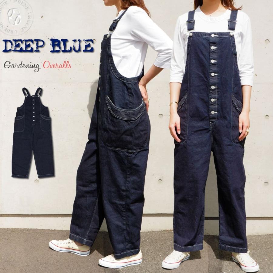 DEEP BLUE（ディープブルー） サロペットジーンズ ワンウォッシュ