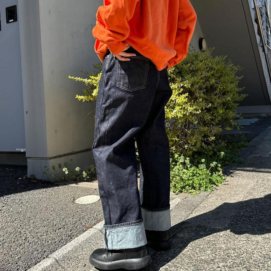 ストレートデニム deep blue デニム ディープブルーストレートデニムパンツ レディースファッション通販