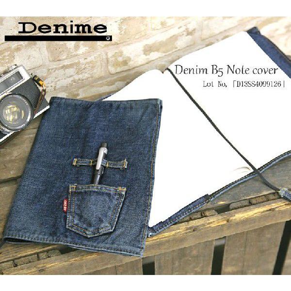 最終価格☆Bobsonジーンズ　ノベルティー【デニム地ノートカバー】 Denime（ドゥニーム） デニムB5サイズノートカバー メンズ おしゃれ