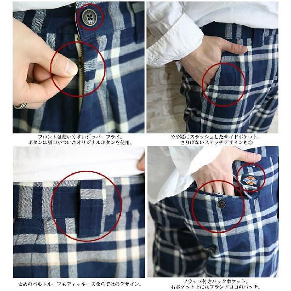Dickies（ディッキーズ） チェック柄ワーククロップドパンツ メンズ