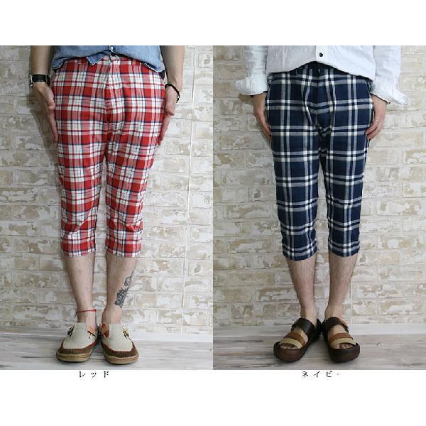 Dickies（ディッキーズ） チェック柄ワーククロップドパンツ メンズ