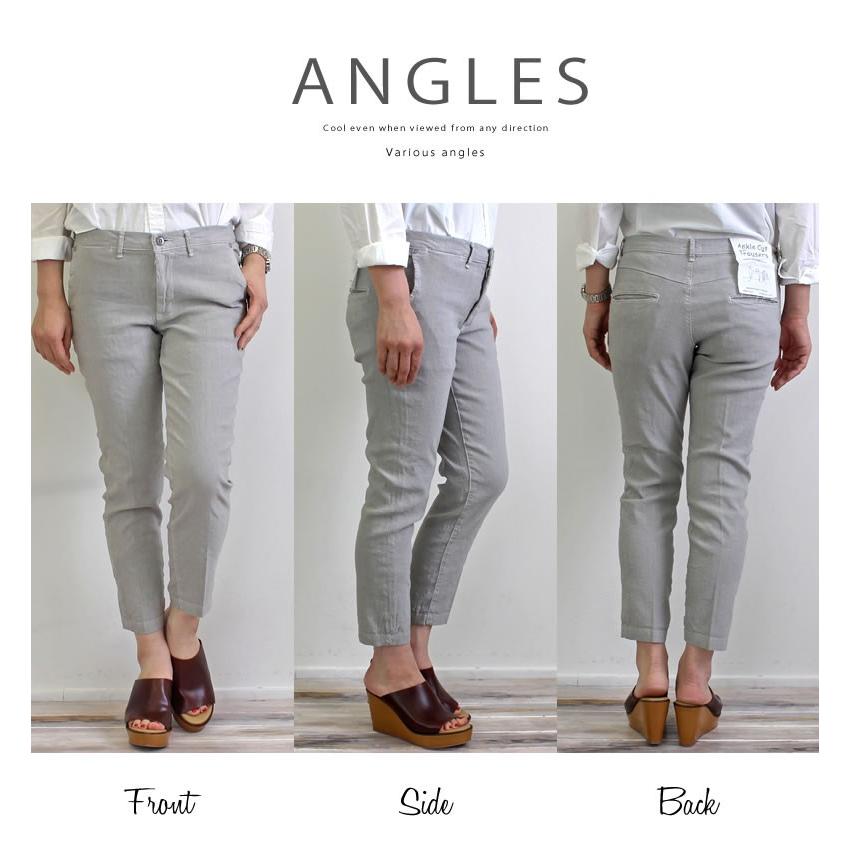 D.M.G. トラウザーパンツ ドミンゴ リネンパンツ DMG テーパード 麻