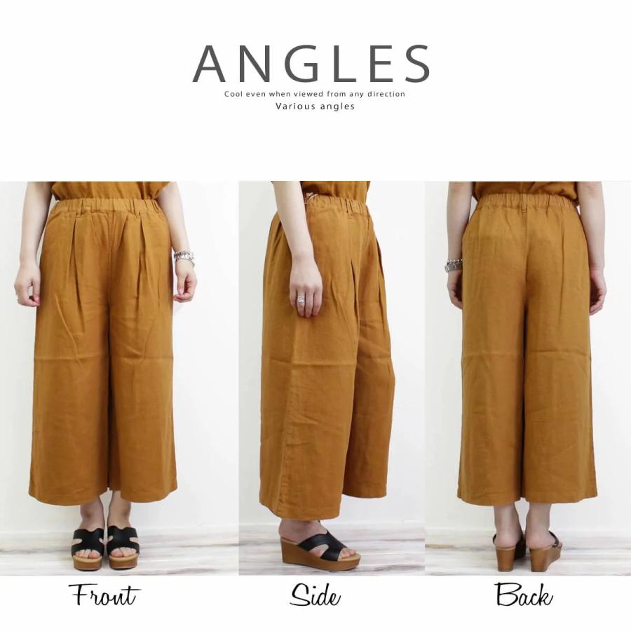 D.M.G. リネンキュロットパンツ ドミンゴ DMG プレミアムリネン