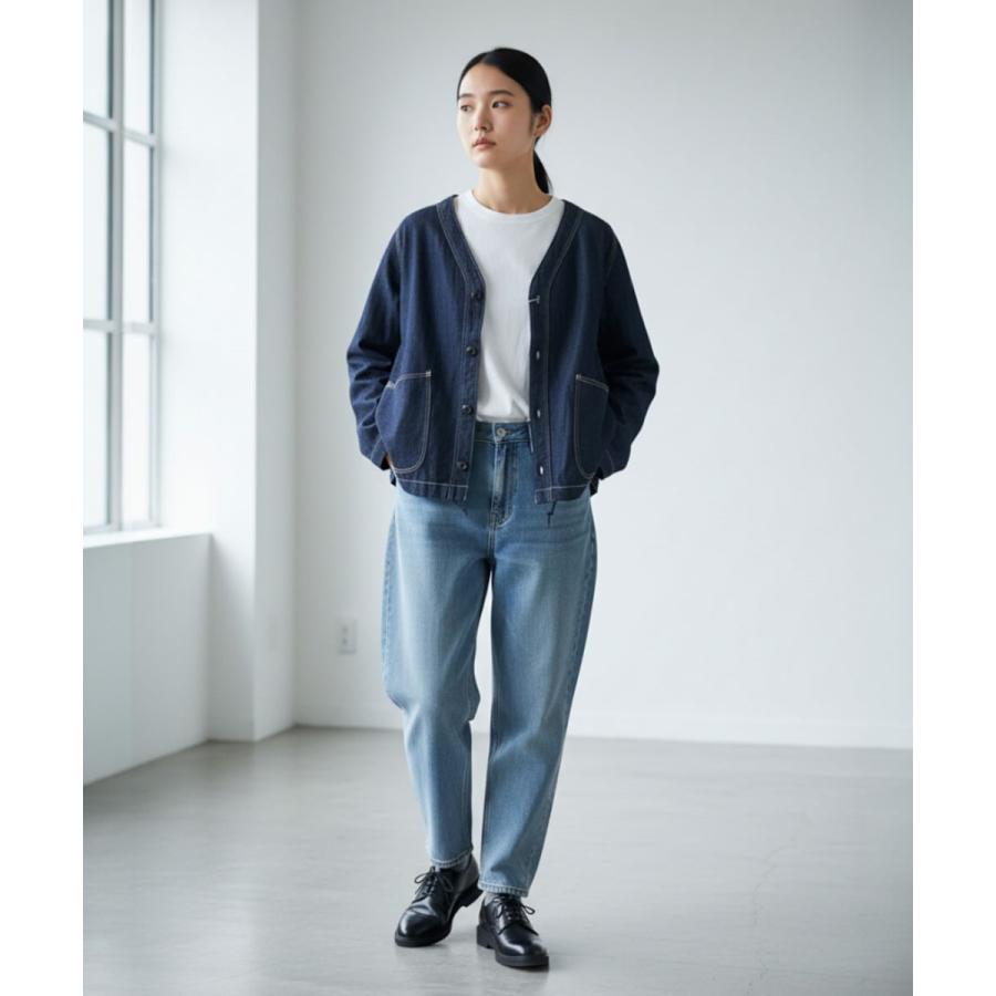 D.M.G. ドミンゴ DMG ワークシャツ デニムカーディガン D.M.G 長袖
