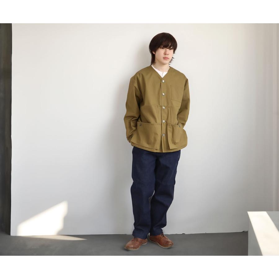 日本製 FOB FACTORY デニムトラックパンツ メンズ 日本製 リラックスフィット ウエストゴム イージーパンツ ジーンズ | FOB FACTORY | 08