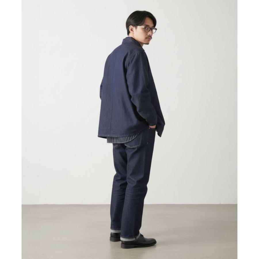 FOB FACTORY ネイビー コットンカバーオール Mサイズ FOB FACTORY（エフオービーファクトリー） ジンバブエコットン 10oz