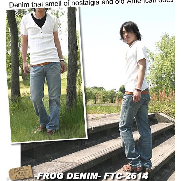 FROG DENIM フロッグデニムFROGDENIM ハードウォッシュ加工レギュラー 