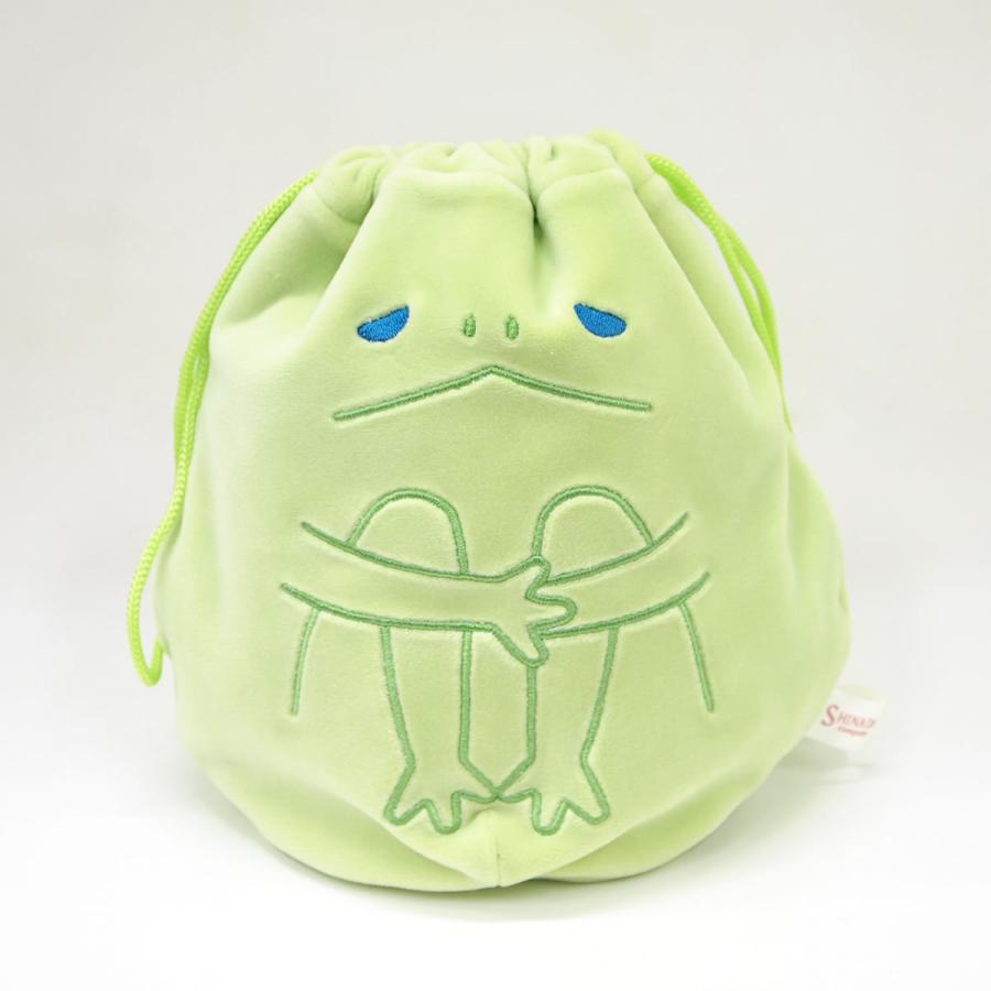 ふわとろ触感生地】ふにすけ フニスケ マスコットキーホルダー 巾着袋