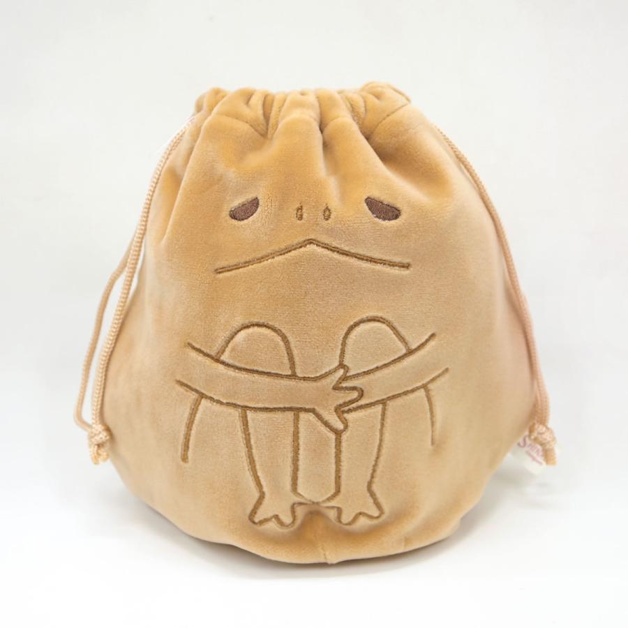 ふわとろ触感生地】ふにすけ フニスケ マスコットキーホルダー 巾着袋