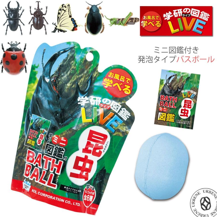 ノルコーポレーション 学研の図鑑ライブLIVE 昆虫 バスボール さわやか
