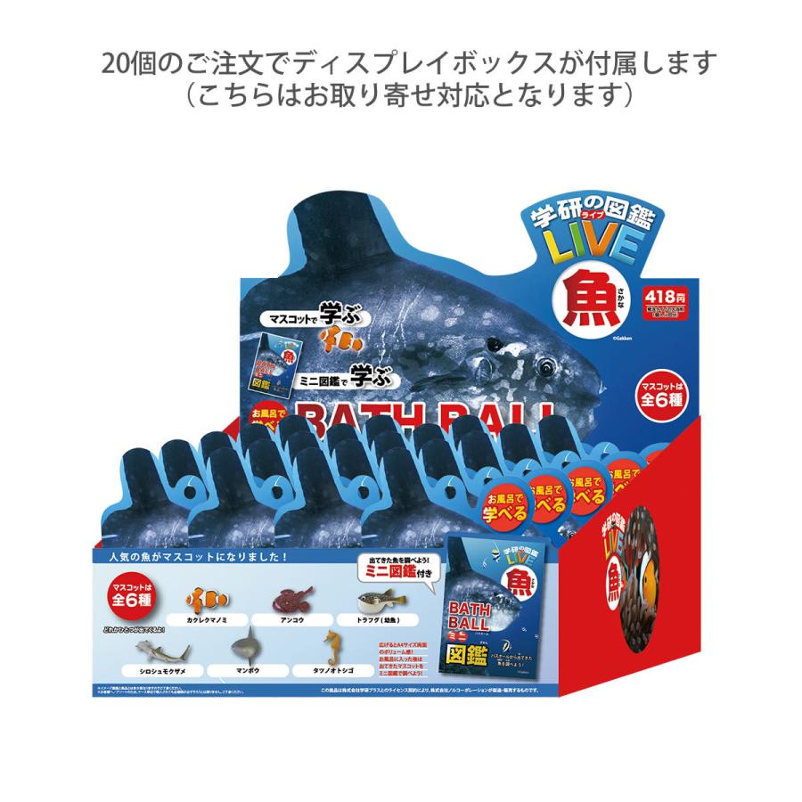 ノルコーポレーション バスボール 学研の図鑑ライブLIVE 魚 美しい海の