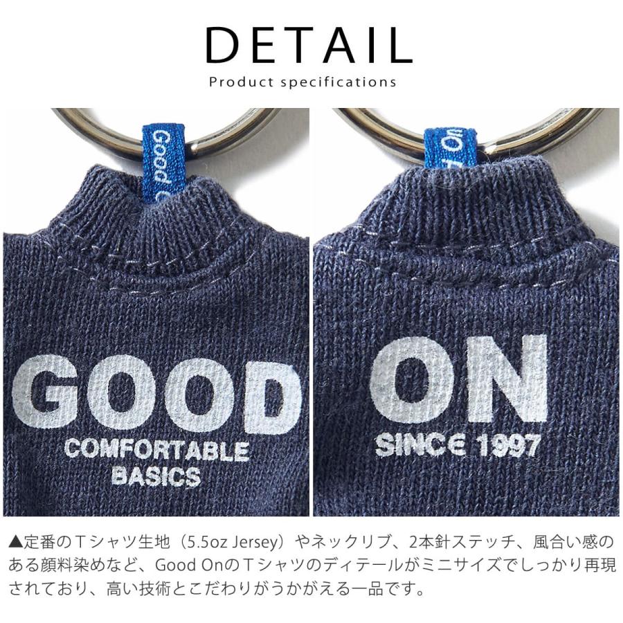 Aooo Tシャツ・タオル・キーホルダー GOOD ON キーホルダー グッドオン ミニTシャツ キーチェーン