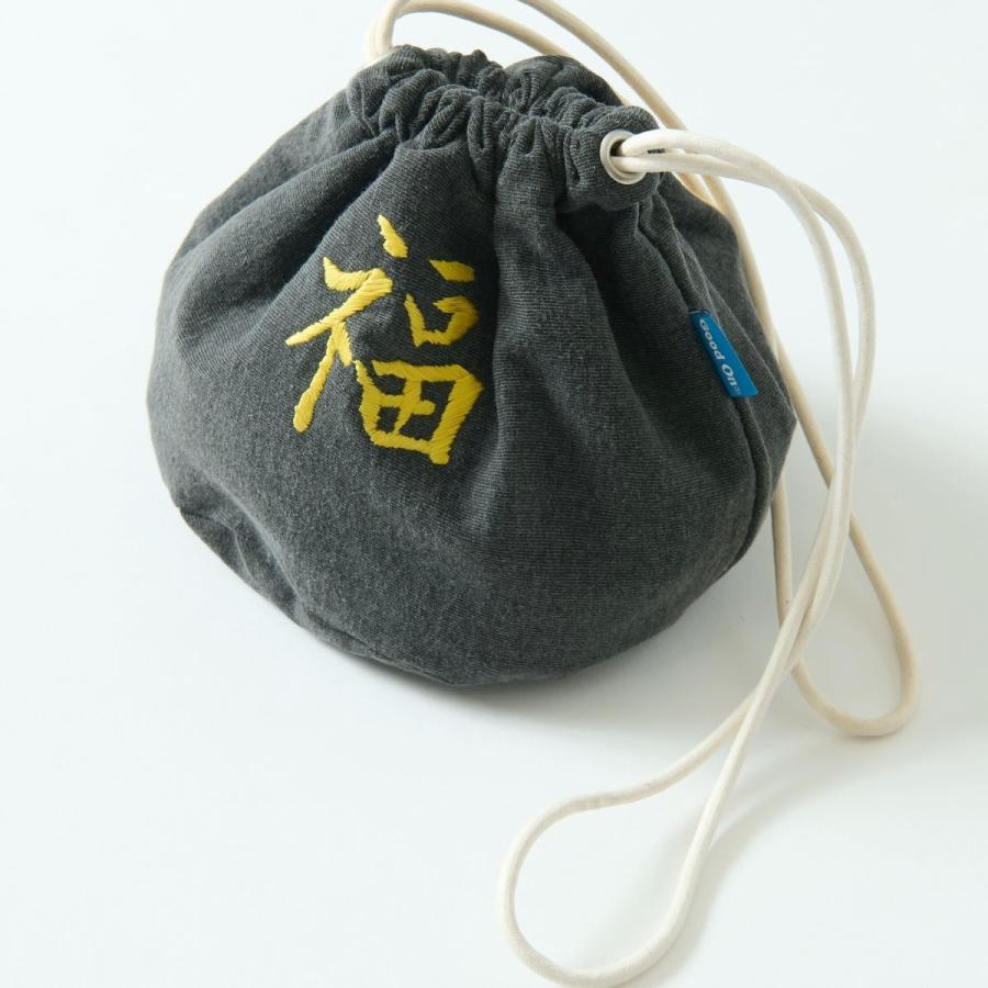 GOOD ON（グッドオン） 巾着 「虎福」エンブロイダリー 刺繍 TEE巾着