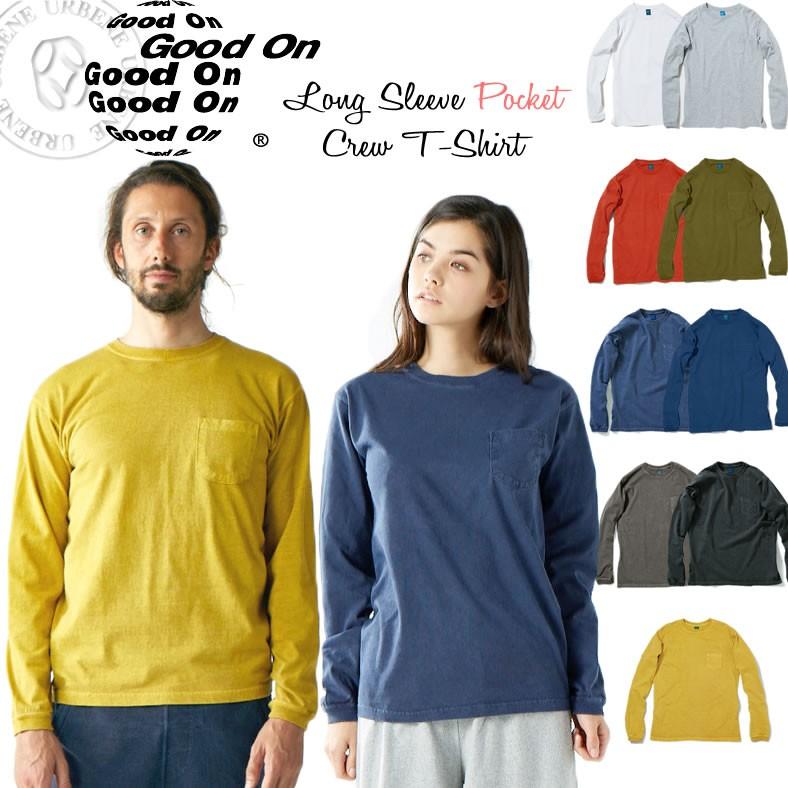 GOOD ON（グッドオン） tシャツ メンズ レディース 長袖 ピグメント 