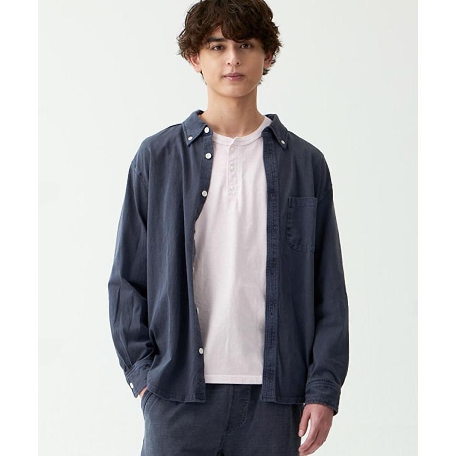 GOOD ON（グッドオン） シャツ ロングスリーブボタンダウンポロTシャツ