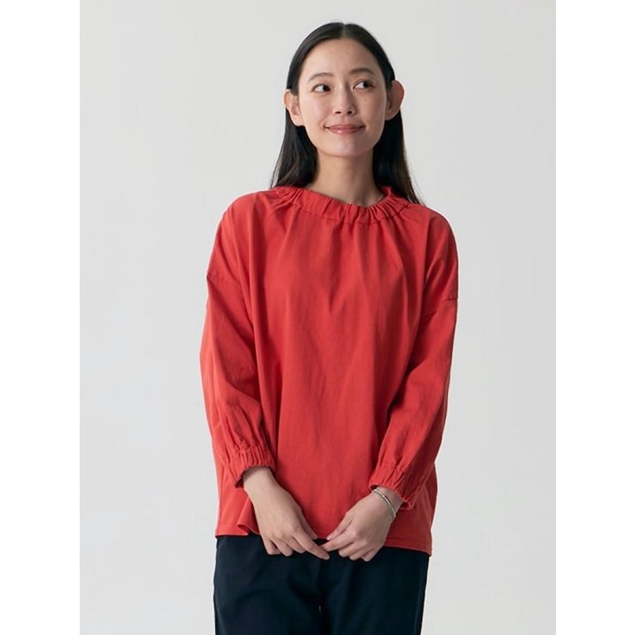 GOOD ON（グッドオン） メロウパフTシャツ 七分袖 ギャザー Tシャツ 