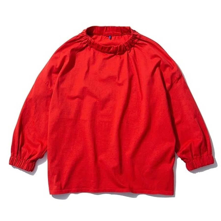 GOOD ON（グッドオン） メロウパフTシャツ 七分袖 ギャザー Tシャツ 