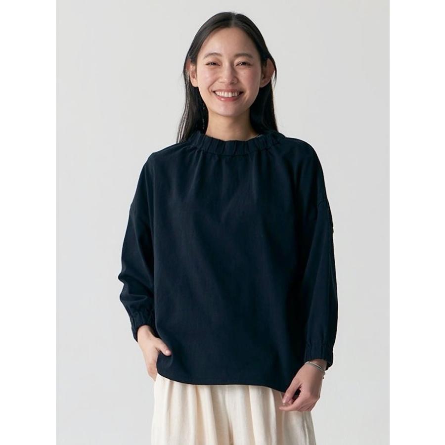 GOOD ON（グッドオン） メロウパフTシャツ 七分袖 ギャザー Tシャツ
