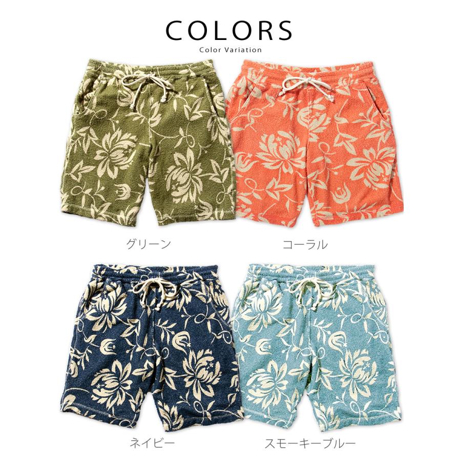 GOOD ON（グッドオン） ショートパンツ レトロフラワーダブルパイル