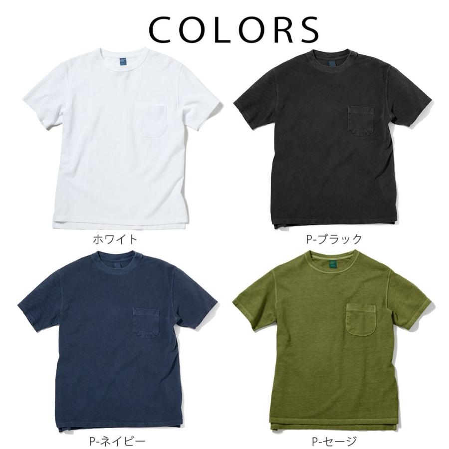 GOOD ON（グッドオン） 鹿の子 ピケショートスリーブポケットTシャツ