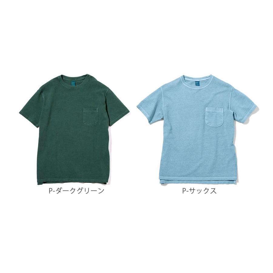 GOOD ON（グッドオン） 鹿の子 ピケショートスリーブポケットTシャツ