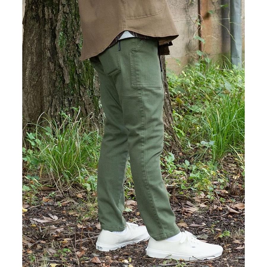 ジムマスター 10ozストレッチカツラギベーカーパンツ オリーブ XL gym master ジムマスター パンツ Gym Master 10ozストレッチ