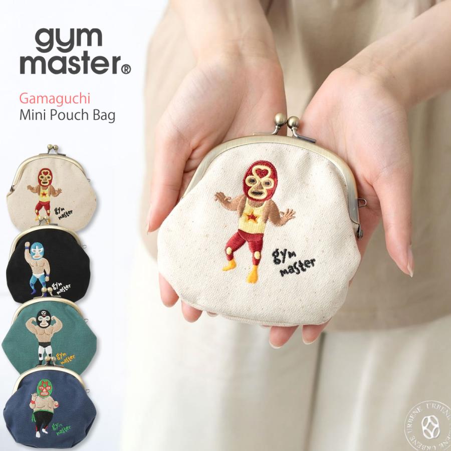 gym master（ジムマスター） ポーチ 覆面レスラー ガマグチ ミニポーチ