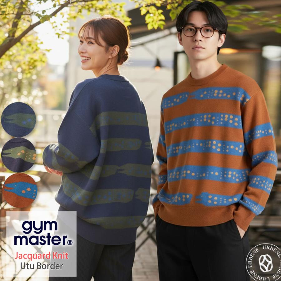 gym master（ジムマスター） ニット ニットソー ジャガードニット ウツ