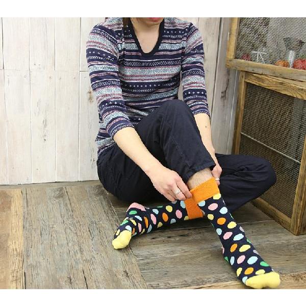 Happy Socks（ハッピーソックス） ドット柄ソックス靴下 レディース