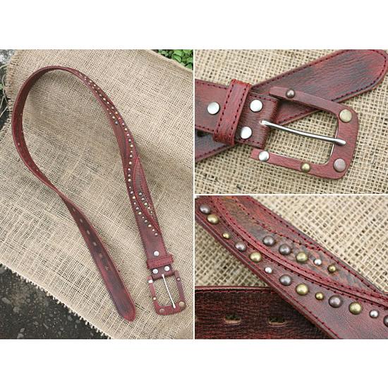 Hawk Company（ホークカンパニー） カラーバックルスタッズレザー