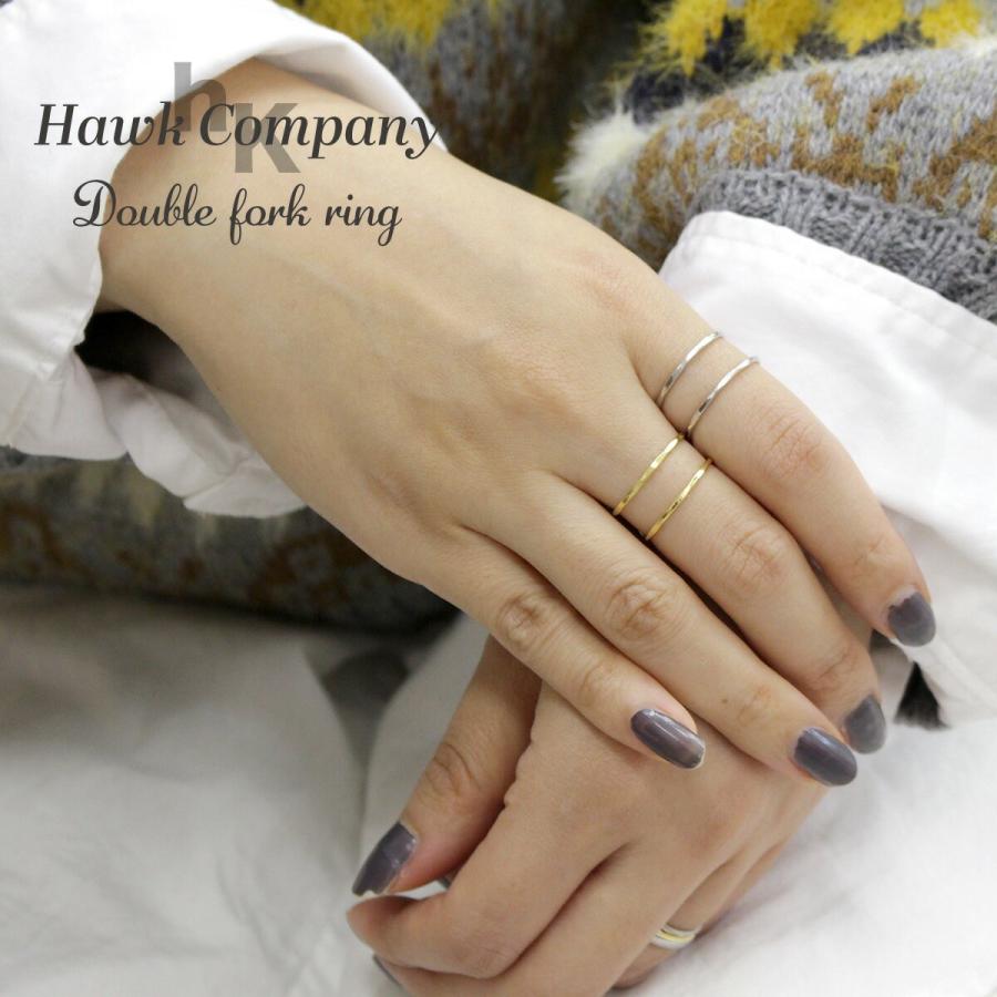 Hawk Company ホークカンパニー 真鍮 2連フォークリング 指輪 レディース ゴールド シルバー 金 華奢 かわいい おしゃれ シンプル アクセサリー Hawkcompany 63 ジーンズ カジュアル アーベン 通販 Yahoo ショッピング